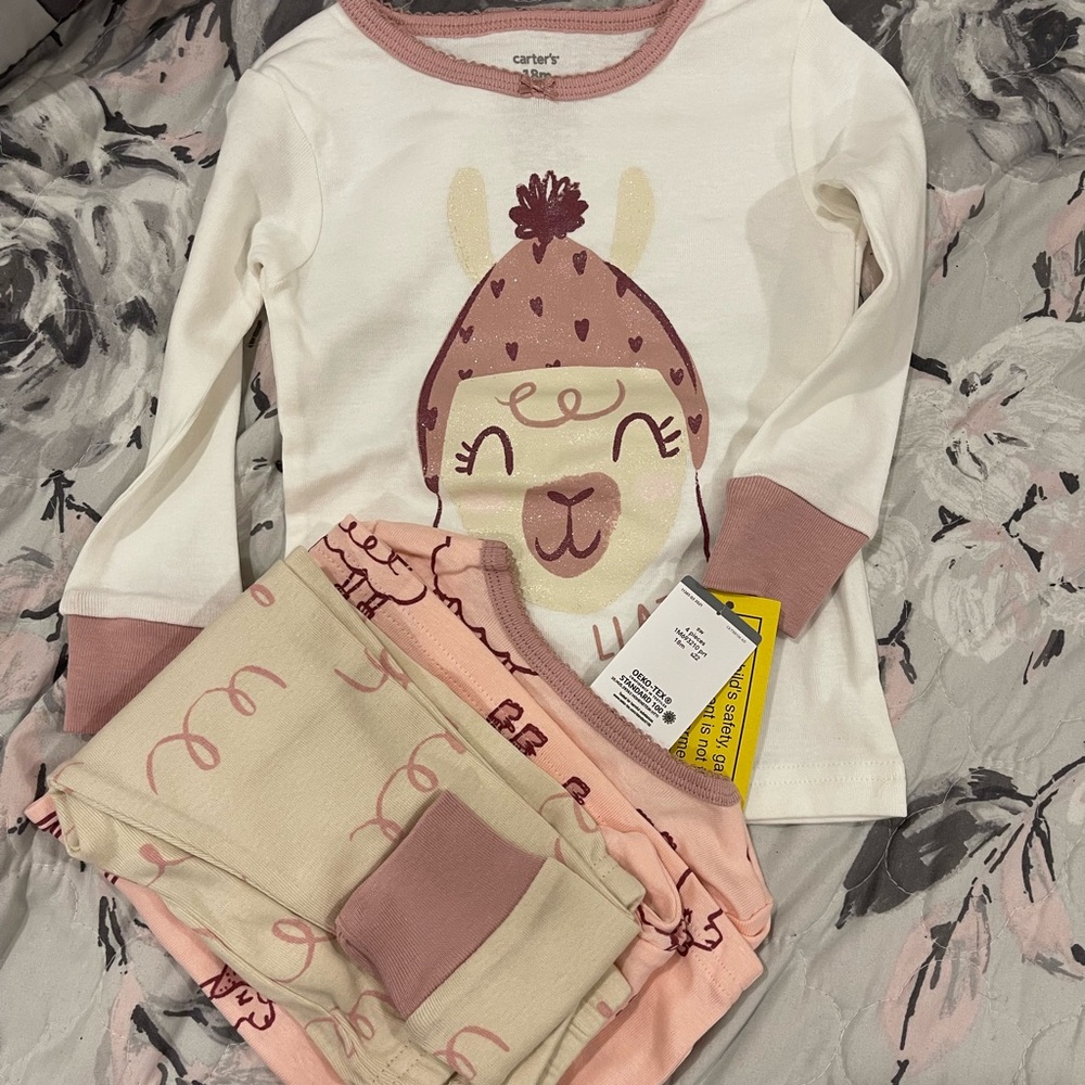 Carters toddler girl pj set